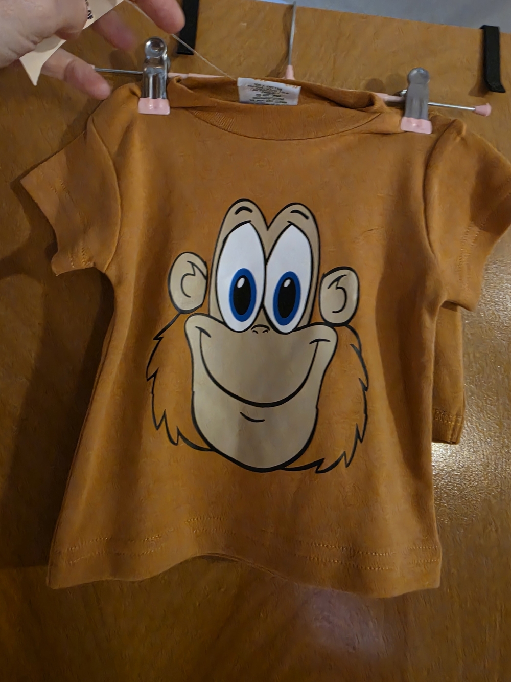 Rainforest Cafe Monkey Graphic Tee Baby 6M Brown NWT